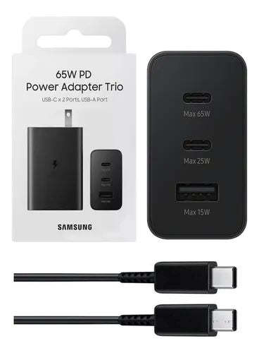 Cargador Samsung Tipo C Trio (65W)
