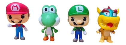 Funko Pop! Mario Bros Set 4PCS